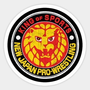 New Japan Pro-Wrestling Lion Mark Logo Sticker